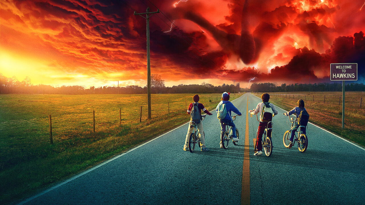 Stranger Things artwork from the Netflix title page